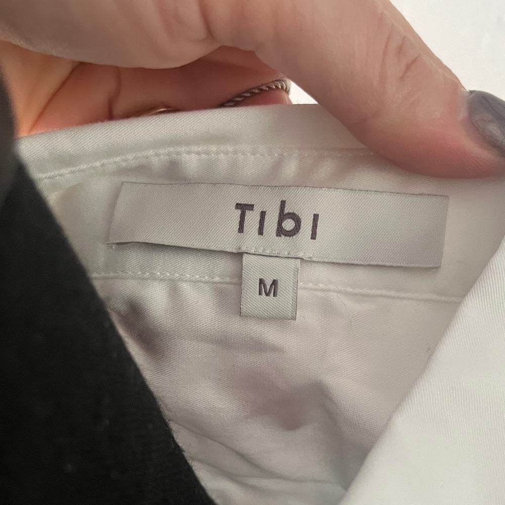 NWOT Tibi Charlie button up size medium - Picture 2 of 5